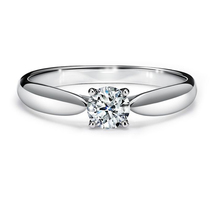 32383 ★Tiffany&Co.★ ハーモニー ダイヤリング 婚約指輪 0.22ct_画像4