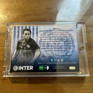 貴重 016：長友佑都 EPOCH INTER MILAN ミラノ on card AUTO 直筆サインカード 4枚限定 PATCHの画像2