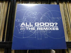 【us original】de la soul chaka khan/all good remixes