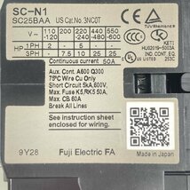 SC-N1 標準形電磁接触器 富士電機 漏電遮断器_画像2