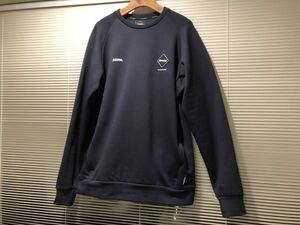 【XL】F.C. Real Bristol POLARTEC POWER STRECH CREW NECK TOP SOPH エフシーレアルブリストル　ソフ　ポーラテック　ネイビー