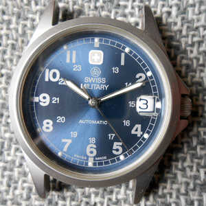 【送料無料】ETA2824-2 25石 ムーブメント 自動巻腕時計 SWISS MILITARY スイスミリタリー(ベルト無ジャンク)