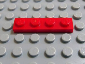 ★LEGO★売切り【Plate 1個 1×4 Red】(3710-005)