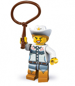 ★LEGO★ミニフィグ【シリーズ8】Cowgirl(883304)