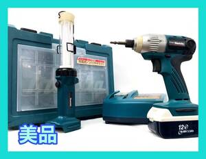 ☆外観美品☆makita【TD123D/インパクトドライバ】【ML126/充電式蛍光灯】セット マキタ