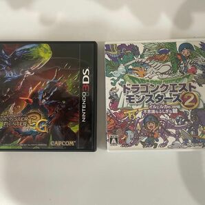 ドラクエモンスターズ　2 モンスターハンター3G　3DS ソフトセット