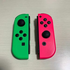 ジョイコン　ネオングリーン　ネオンピンク　スプラトゥーン2 Nintendo Switch Joy-Con 任天堂 スイッチ