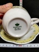 CS441.【未使用】 NARUMI ナルミ アソート　カップ ソーサー コーヒーカップ ティーカップ　花柄　5客セット 洋食器 /80_画像4