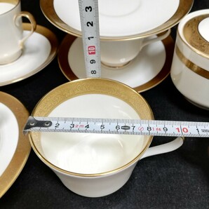 CS476.MIKASA ミカサ カップ ソーサー コーヒーカップ 洋食器 シュガーポット クリーマー セット/100の画像7