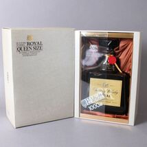 未開栓 Suntory Whisky ROYAL サントリー ウイスキー ローヤル QUEEN SIZE 1000mL 43% 古酒 お酒 アルコール ヴィンテージ #60※638_画像1