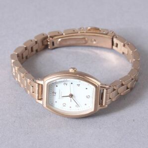 美品 MARGARET HOWELL idea 腕時計 稼働 B036-T022146 35g レディース ゴールド ソーラー ウォッチ ホワイト文字盤 #N※726の画像8