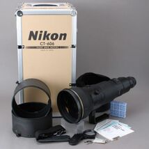 美品 Nikon ニコン AF-S NIKKOR ED 600mm F4D Ⅱ CT-606 超望遠 単焦点 レンズ F4 一眼レフ カメラ 大口径 稼働 ロクヨン ＃120〇035/ah.k_画像1