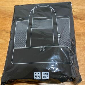 UNIQLO ユニクロ　ノベルティ　黒色メッシュトートバッグ(保冷収納付き) １個