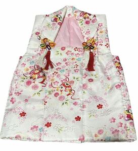 ☆高級品☆ 七五三 被布 子供 着物 ピンク 華やか 桜 花柄 羽織 状態良好！女の子