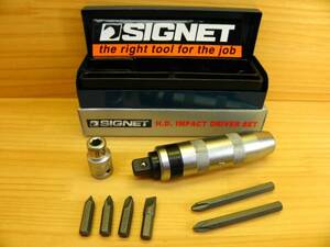 sig net 1/2(12.7) powerful impact shock driver set SIGNET 62008