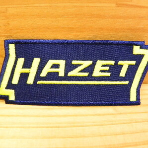 送料込 HAZET ハゼット エンブレム 刺繍ワッペン 全長120mm 本物 正規輸入品の画像1