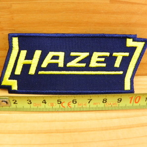 送料込 HAZET ハゼット エンブレム 刺繍ワッペン 全長120mm 本物 正規輸入品の画像2