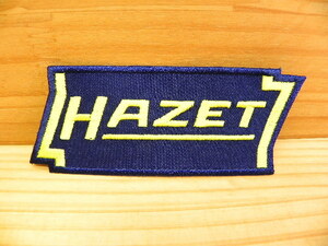 送料込 HAZET ハゼット エンブレム 刺繍ワッペン 全長120mm 本物 正規輸入品