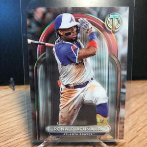 RONALD ACUNA JR. 2024 Topps Tribute base card #1 Atlanta Braves ロナルド・ホセ・アクーニャ・ブランコ・ジュニア