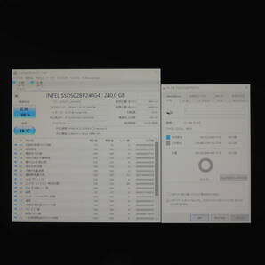 【2台まとめ売り/検品済み】INTEL SSDSC2BP240G4 / Transcend TS240GSSD220S SSD 240GB 管理:e-20の画像3
