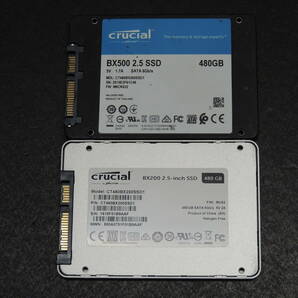 【2台まとめ売り/検品済み】crucial CT480BX200SSD1 / crucial CT480BX500SSD1 SSD 480GB 管理:e-21の画像4