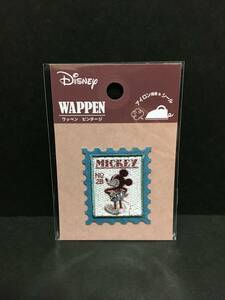 Disney/ Disney нашивка *. Vintage Mickey марка способ * вышивка наклейка выше like новый товар нераспечатанный товар 