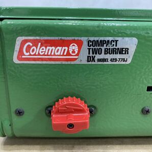 Coleman コールマン ツーバーナー コンロ コンパクトツーバーナー DX 423-770J 屋外専用の画像10