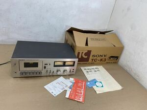 SONY ソニー カセットデッキ TC-K3 箱説明書付