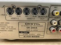 ONKYO オンキョー AVサラウンドプロセッサー AVアンプ SR-200A_画像8