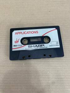 SHARP Hu-BASIC MZ-700 パソコンゲームソフト APPLICATIONS カセットソフト