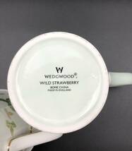 7700905-8【WEDGWOOD】WILD STRAWBERRY BONE CHINA ウエッジウッド ワイルドストロベリー ボーンチャイナ マグカップ 2種類 2客セット_画像8