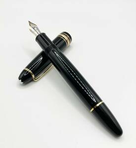 7700903-1【美品】MONTBLANC/モンブラン/MEISTERSTUCK/マイスターシュテック/No146/万年筆/吸引式/ブラック/黒/ペン先/14K/4810