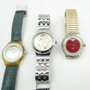 7701302-2【おまとめ品】Swatch/スウォッチ/腕時計/スケルトン/自動巻き/オートマ/3針/稼働品/動作品/4本まとめて/の画像2