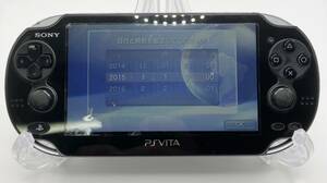 7701709-6【中古品】PlayStation/Vita/PCH-1100/ブラック/黒/本体のみ/PSVITA/SONY/ソニー/通電確認済み