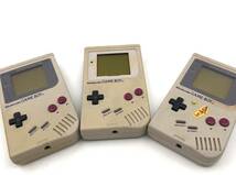 7701709-4【おまとめ品】ゲームボーイ/GB//本体/DMG-01/まとめて/3台セット/初代/任天堂/Nintendo/ジャンク/パーツ取りにどうぞ_画像3