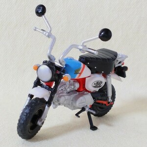 GALLERY展示品　1/24 アオシマ ホンダ　モンキー・ゴリラ（トリコロールカラー） コレクション　ガチャガチャ バイク HONDA