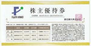 即決！藤田観光　株主優待券　10枚セット　宿泊50%引き 飲食20%引き レジャー施設入場50%引き 椿山荘 箱根小涌園　複数あり