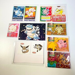 ポケモンカード ポケモン シール　カードダス　トップサン　まとめて　中古 現状品 Pokemon　Pocket Monsters　pokemon cards