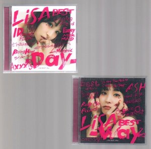 ■LiSA(リサ)■ベスト・アルバム(2作品セット)■「BEST -Day-」「BEST -Way-」■2CD+2DVD■品番:VVCL-1220/1,1225/6■2018/5/9発売■