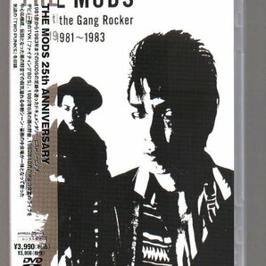 ■THE MODS (モッズ/森山達也)■DVD■「This is the Gang Rocker 1981～1983」■デビュー前映像/雨の野音/渋公■MHBL-18■2006/6/21発売■の画像1