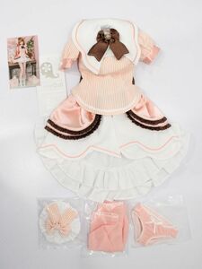 DD/OF:リボンストライプワンピース：Cotindoll製 S-24-04-14-186-KD-ZS