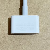 新品送料込 純正 Apple Lightning 30ピン 変換 アダプタ 0.2m iPod iPhone Dock ドックコネクタ pin ライトニング ケーブル 24時間以内発送_画像4