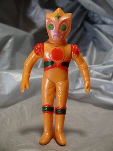 トリプルファイター ② 当時物 無版権 パチ怪獣 ソフビ人形 1972年「検 ブルマァク ポピー タカトク マルサン マスダヤ 中嶋 怪人ヒーロー