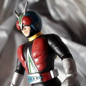 仮面ライダーV3 ② BANDAI 怪人ヒーロー ソフビ人形 ライダーマン 1989年「検 東映 特撮 バンダイ ユタカ メディコム kkzzaaの画像6