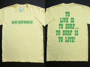 HTS41ボースポーツ レディース カリフォルニアTO SURF IS TO LIVE半袖Tシャツ クラシック サーフBo Sport