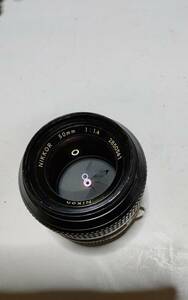 ニコン Nikon A NIKKOR 50mm F1.4 単焦点レンズ 大口径 標準レンズ Ｆマウント MF マニュアルフォーカス 中古 現状品