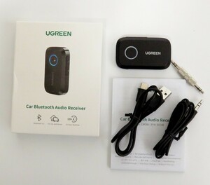 【1円スタート】UGREEN 5.3 Bluetooth オーディオレシーバー 3.5mm 受信機 1円 TER01_1271