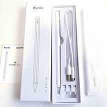 「一円スタート」Kyoka ipad専用 タッチペン ホワイト S6「1円」AKI01_2217_画像1