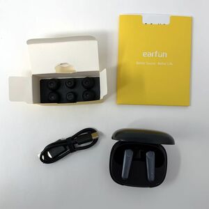 【一円スタート】EarFun Air Pro 3 ANC搭載ワイヤレスイヤホン マルチポイント接続 専用アプリ 1円 SEI01_1448