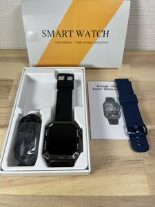 【一円スタート】SPORT Enough Power Smart Watch スマートウォッチ Bluetooth 約1.96 インチ「1円」URA01_2850